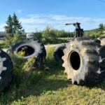 Pneus timberjack et tracteur